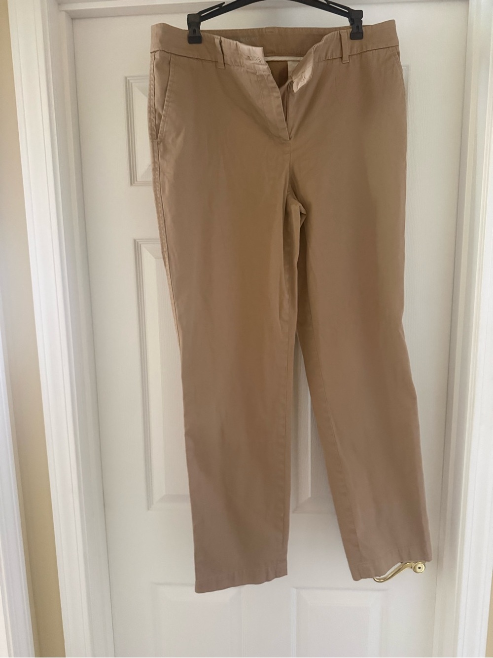 Talbots Straight Leg Pants in Light Tan